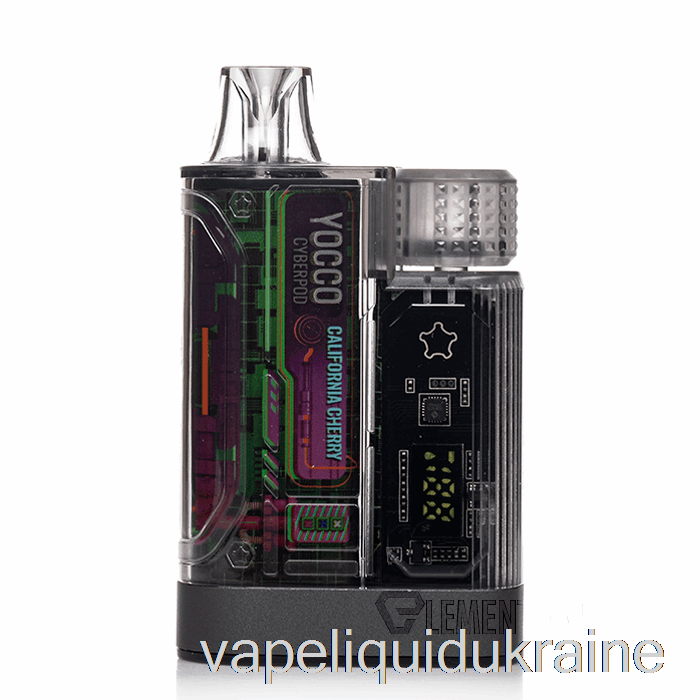 Vape Ukraine YOCCO Cyberpod 12000 Disposable California Cherry